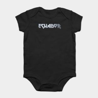 Heavy metal Ecuador Baby Bodysuit